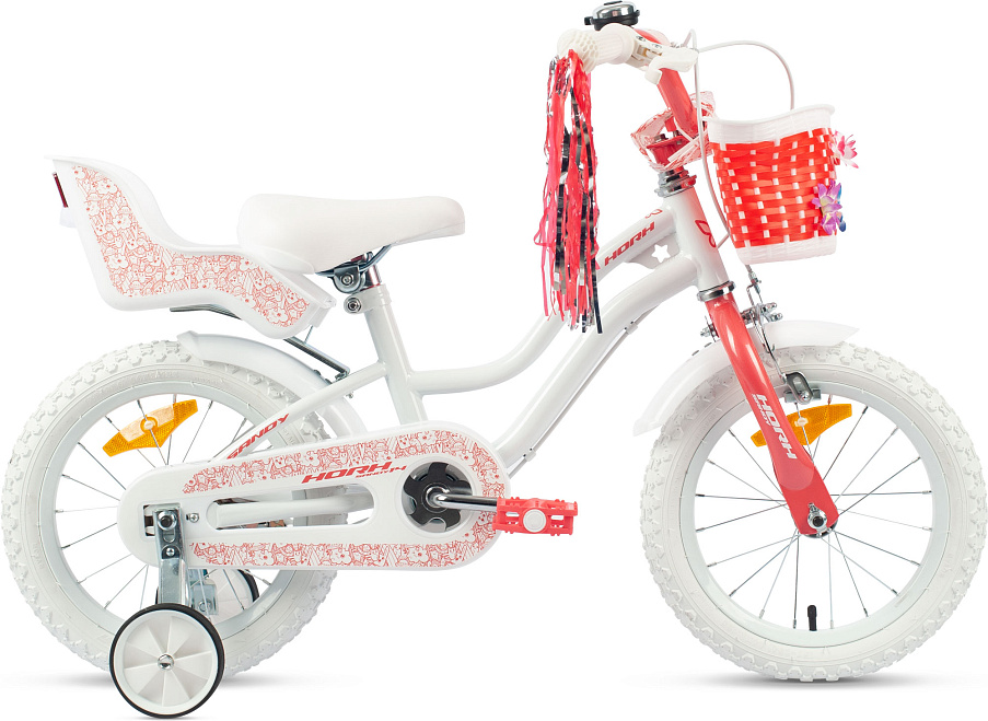 Велосипед HORH SANDY 14" (2024) White-Coral